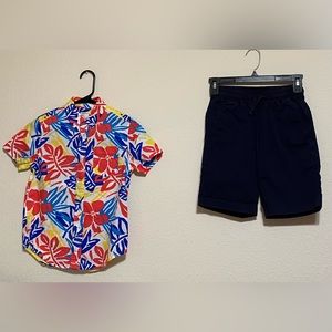 EUC- Crewcuts Boys Whole Outfit Of Shorts and Shirt
